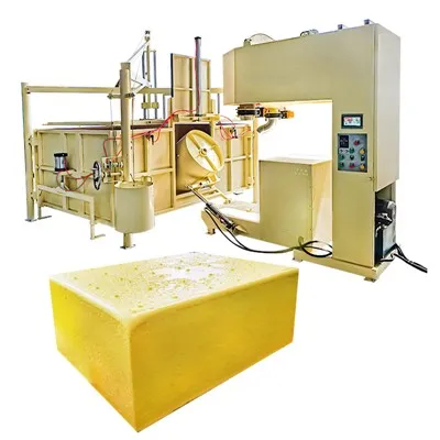 Vaahtolohkojen valmistuskone